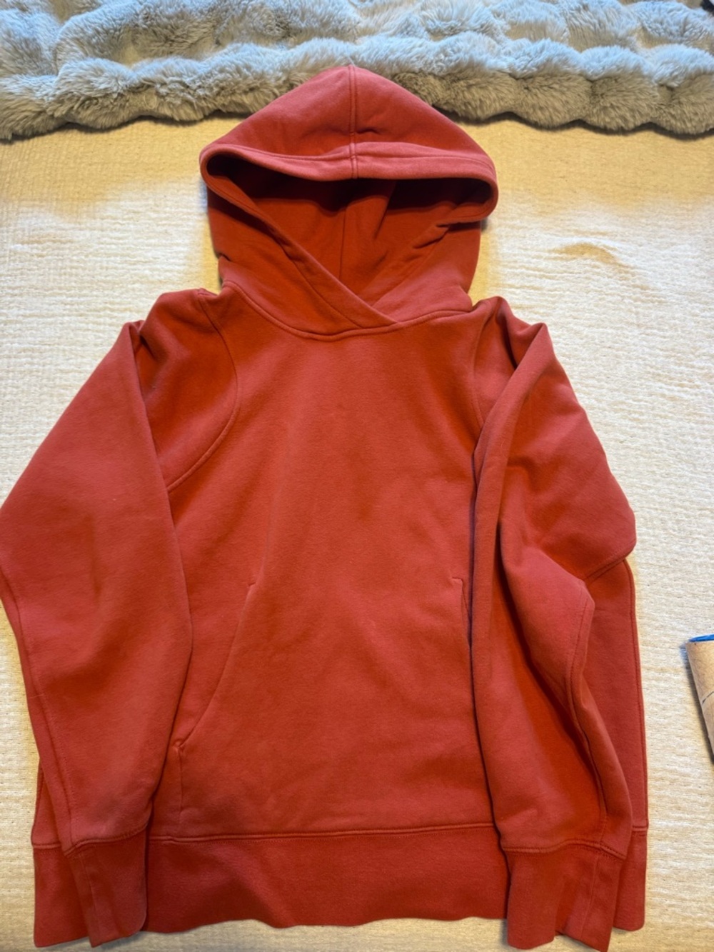 lululemon athletica burnt orange Hooded Pullover Sweatshirt